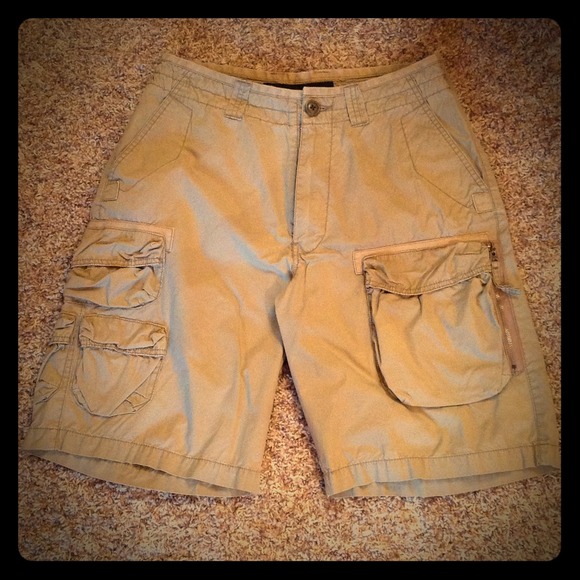 BUNDLE for karasuzy Mens Nautica khaki cargo short