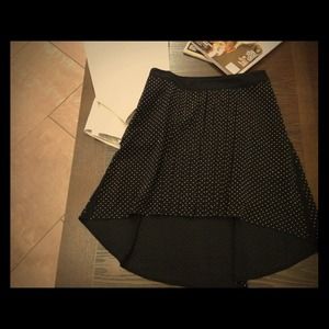 Bebe Studded High Low Skirt