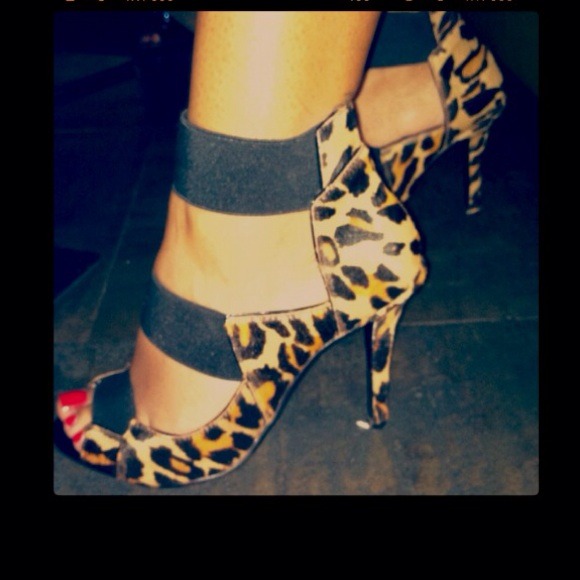 Leopard heels nine west - Picture 2 of 4