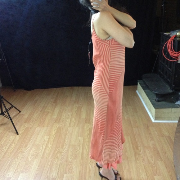 FIRE LOS ANGELES orange print dress - Picture 2 of 4