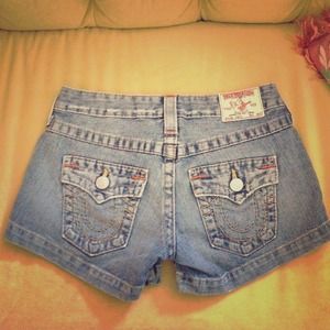 True Religion Jean Shorts