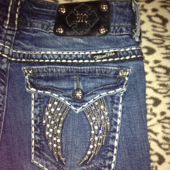 💗 Miss Me Angel Wings Jeans
