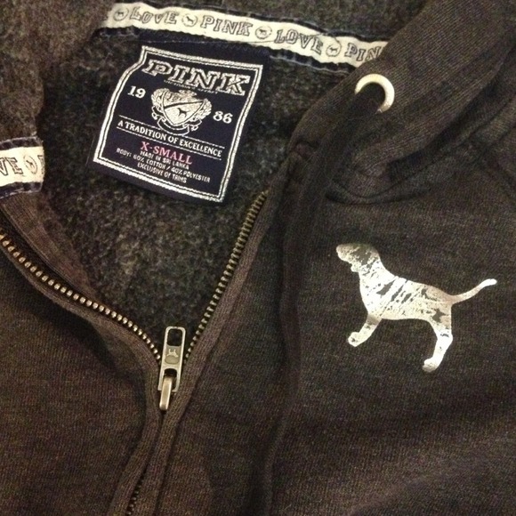 VICTORIA SECRET | PINK HOODIE SWEATER - Picture 3 of 3