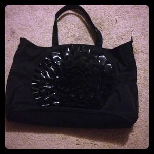 Jessica Simpson black tote bag