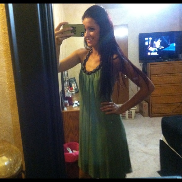 Maurice's green bedded sundress