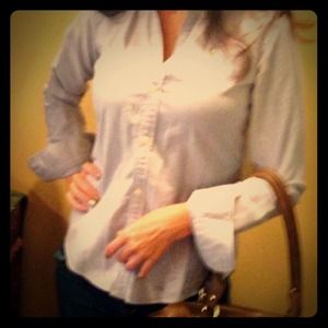 Purple Oxford Polo Slim Fit Button Down Shirt