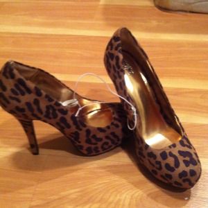 Cheetah high heels