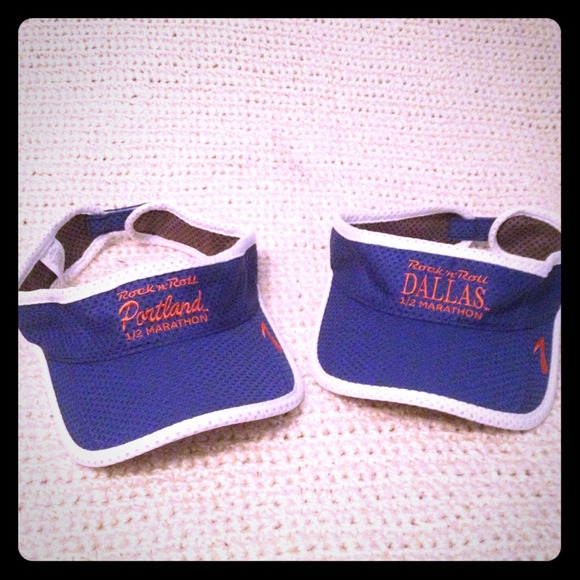 Portland and Dallas 1/2 Marathon Visors
