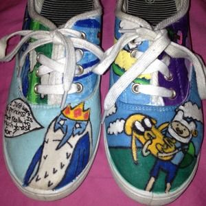 Adventure time shoes!!!