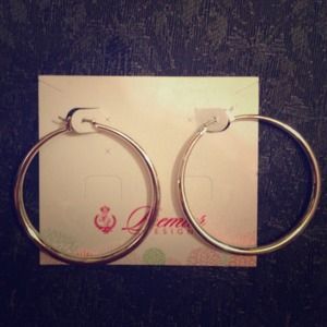 Premier Design silver hoops