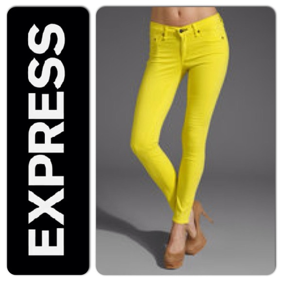 💢SOLD IN BUNDLE💢NEW Express Zelda Jean Leggings - Picture 2 of 4