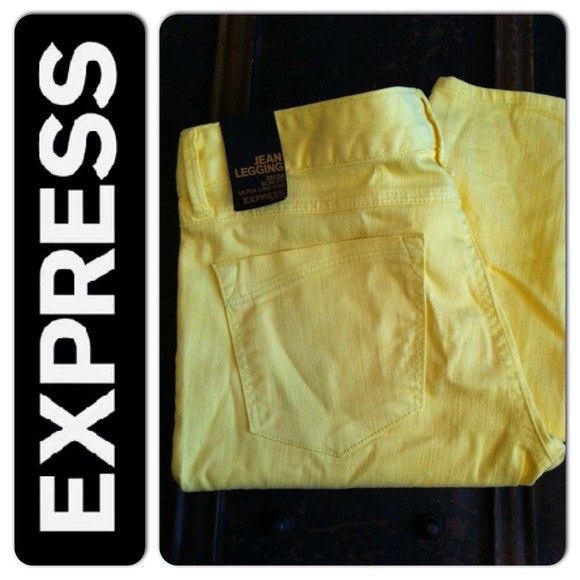 💢SOLD IN BUNDLE💢NEW Express Zelda Jean Leggings - Picture 3 of 4