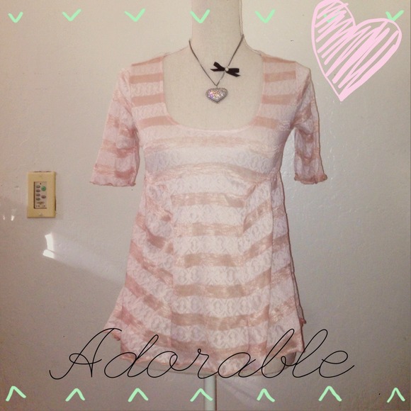 🎀Sheer High low shirt🎀