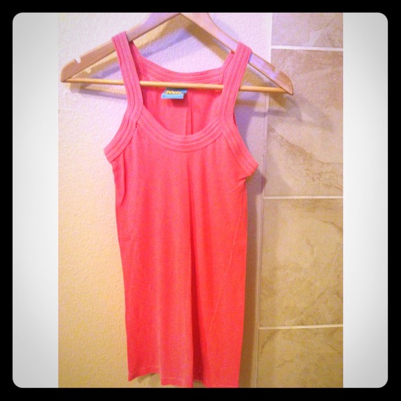 C&C California bright coral long tank