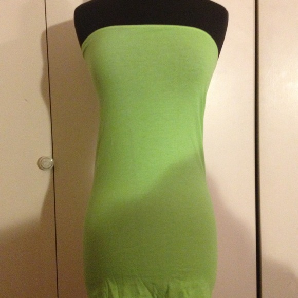 🔸BUNDLED🔸AMERICAN APPAREL green tube top dress