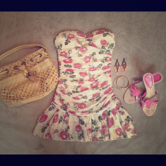 SOLD  Floral, Charlotte Russe, party dress