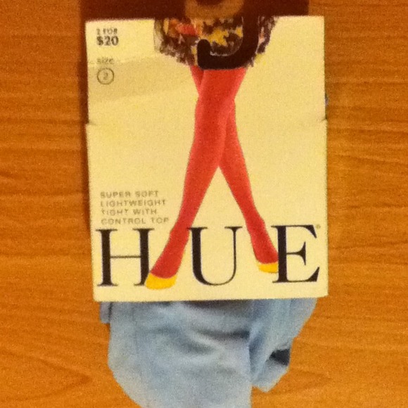 Hue tights in Bermuda Blue