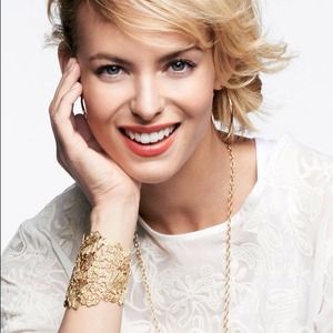 Stella & Dot Gold Chantilly Lace Cuff REDUCED $5