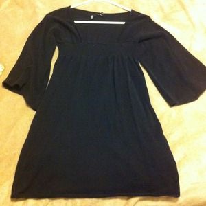 Cute black tunic top