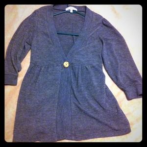 Gray cardigan