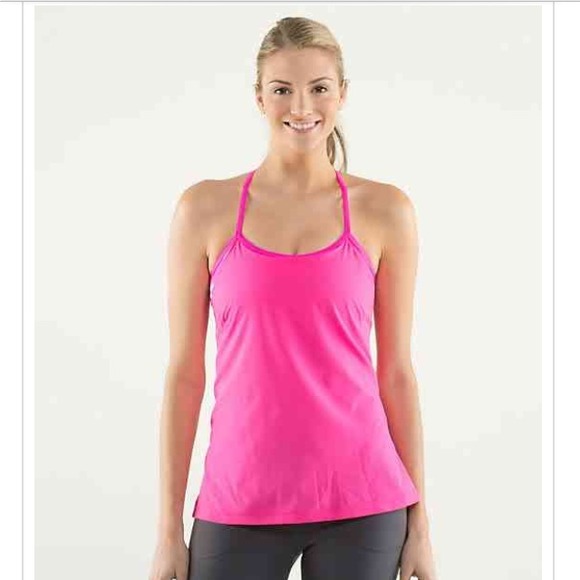 ❌TRADED❌Lulu Amped Tank Raspberry Glo Light SZ 6 - Picture 2 of 4