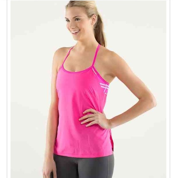 ❌TRADED❌Lulu Amped Tank Raspberry Glo Light SZ 6 - Picture 3 of 4