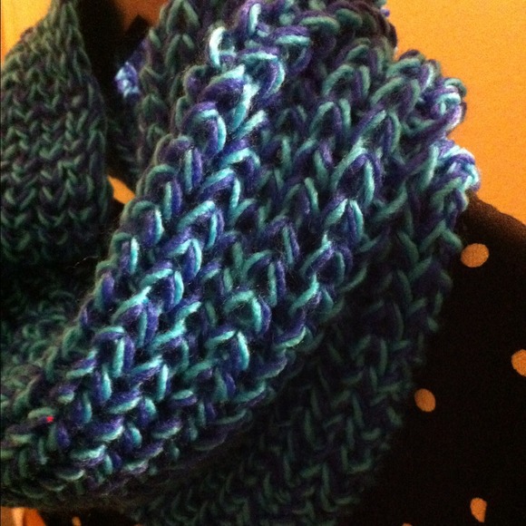 Crochet knit snood