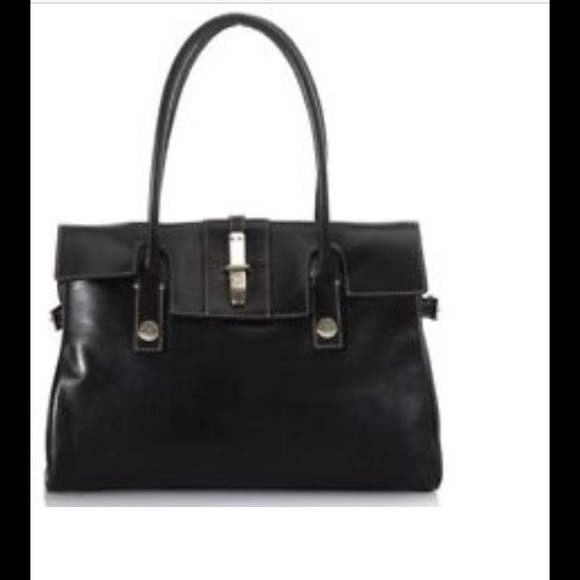 Michael Kors Handbags - Michael kors black leather handbag