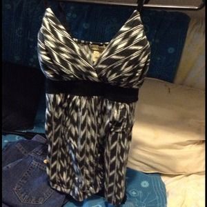 Tank top blouse with a little padding