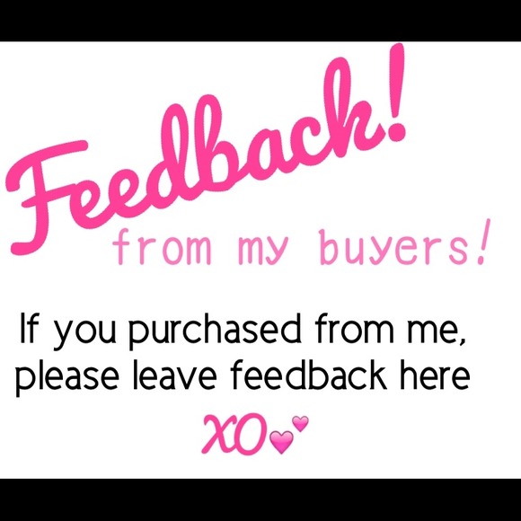 Feedback❤ - Picture 1 of 1