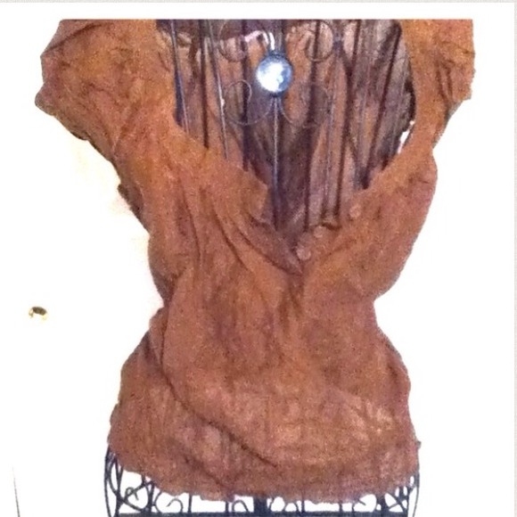 🍂Brown Cutesy Top🍂