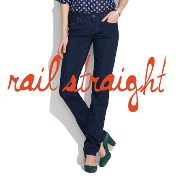 Madewell rail straight jeans - 27 x 34