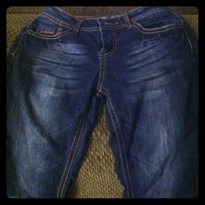 Size 0 dark denim jeans