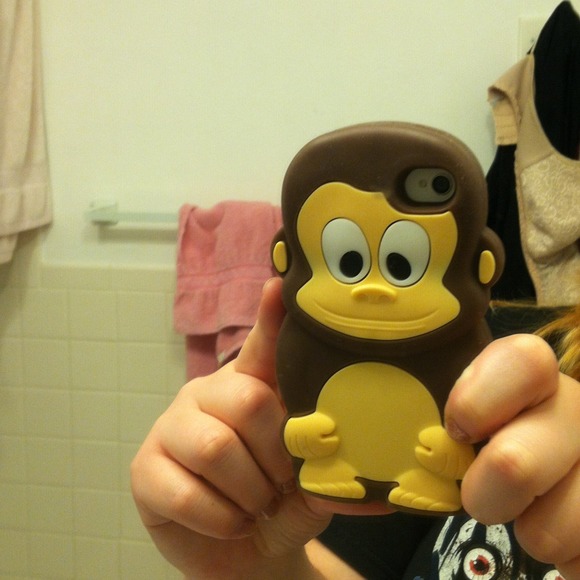 Monkey iPhone 4/4s case - Picture 3 of 3