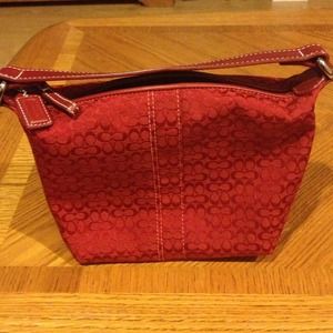 red coach purse