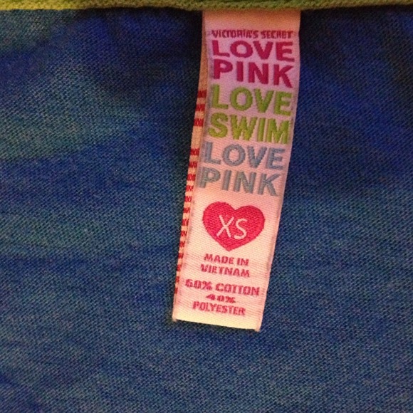 Victoria Secret XS LOVE PINK Swim suit cover up - Picture 2 of 4