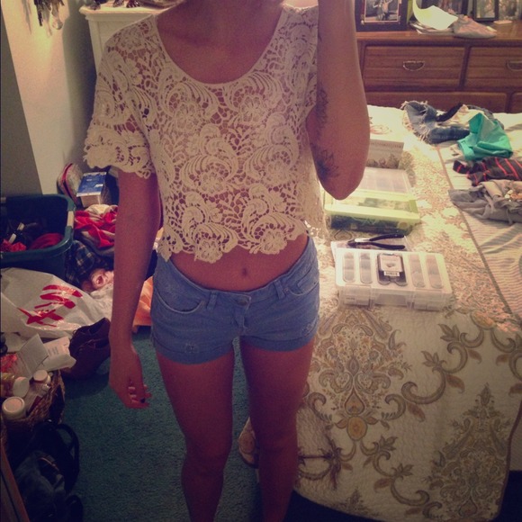 Crocheted top