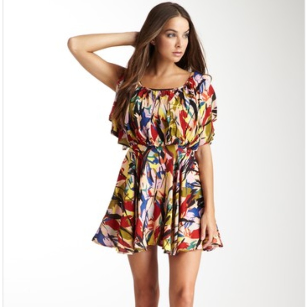 Cameo motormouth multicolor mini dress xs / 2