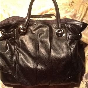 Gucci Full Moon Guccissima Black Leather Handbag