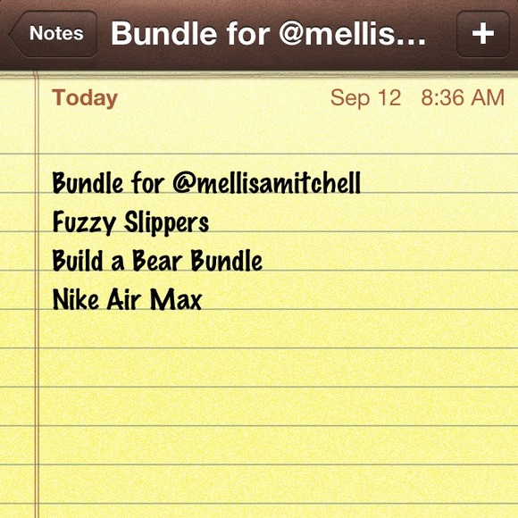 BUNDLE FOR @mellisamitchell