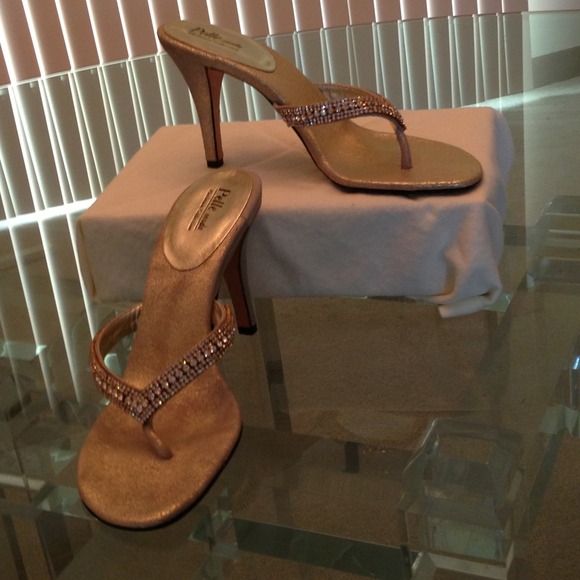 Pelle moda platinum collection evening thong sndl