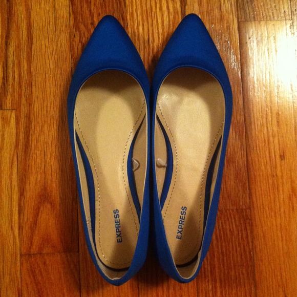 Express royal blue flats