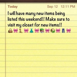 New Items Coming This Weekend!