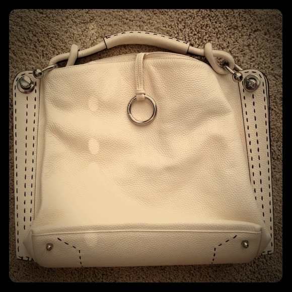 BCBG Maxazria white/cream leather bag, BNWT