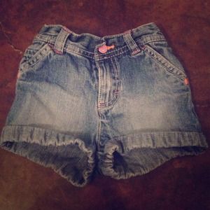 Carter's denim shorts 24m