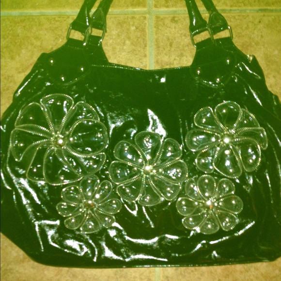 Extra large black purse/tote