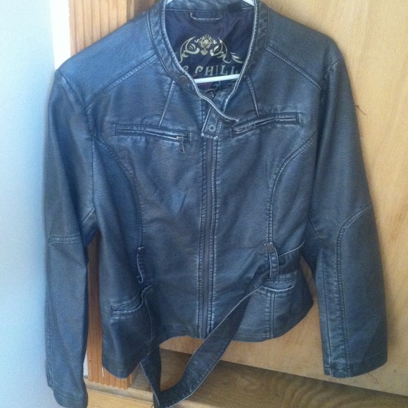 Pleather jacket