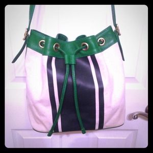 Jcrew cross body tote! 💚💙