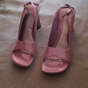 Nine West strap heel.