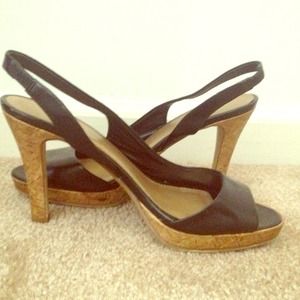 Cute heels worn once euc size 8 1/2